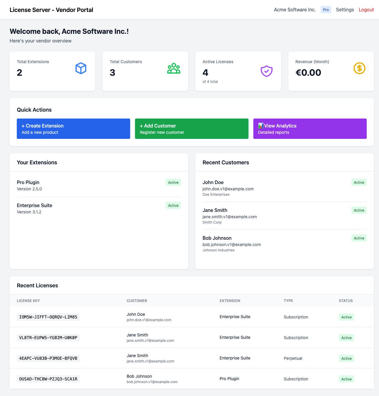 Multi-Tenancy Portal